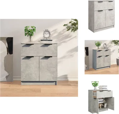 Obrázok produktu pre vidaXL Príborník betón sivý 60x30x70 cm materiál na báze dreva - Príborníky