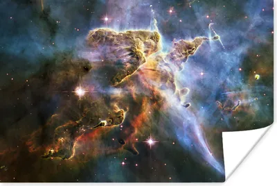 Produktbild von MuchoWow® Poster Galaxie - Sterne - Licht 180x120 cm - Fotoplakat