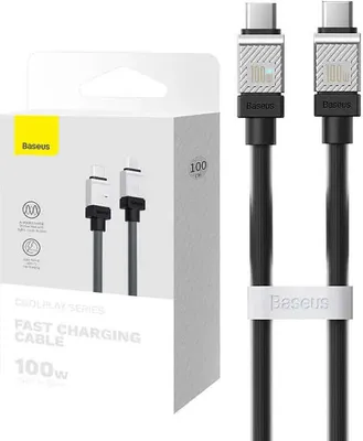 Obrázok produktu pre Kábel Baseus CoolPlay, USB-C na USB-C, 100 W, 1 m, čierny