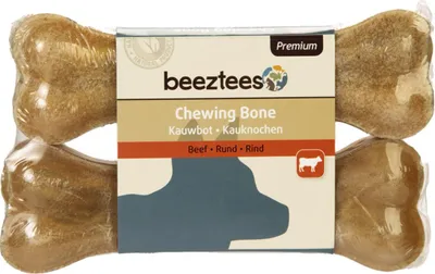 Image de Os à mâcher Beeztees pour chiens, dimensions : 14 cm / poids : 85-100 g