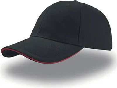 Produktbild von Atlantis  | Liberty Sandwich Cap / Kappe / Mütze / Hut - Farbe: Black/Red - Größe: One Size