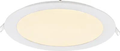 Produktbild von LED Einbauleuchte, Flach, weiß, Opal, D 22,5cm