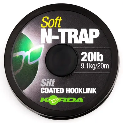 Obrázok produktu pre Korda Soft N-Trap Silt Coated 20 lb 20 m pletená šnúra