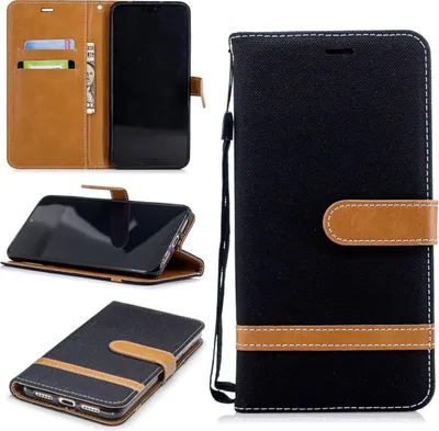 Produktbild von Huawei P20 Pro Handy Hülle Schutz-Tasche Case Cover Kartenfach Etuis Schwarz