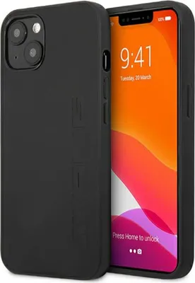 Immagine prodotto di Amg Amhcp13Mdolbk Custodia rigida per Iphone 13 / 14 / 156.1 Czarny/Nero in pelle stampata a caldo