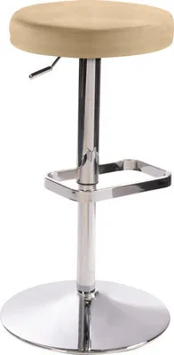 Produktbild von Barstuhl Mayer Sitzmöbel 1200 44 x 44 x 55 cm Stahl chrom/beige