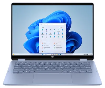 Produktbild von HP OmniBook 5 Flip 14-fp0004nw Core 5 120U 14 2K Touch IPS 300nits 16GB LPDDR5 5200 SSD512 Intel Graphics Cam 1080p 68Wh Win11 Blue Sky 2Y