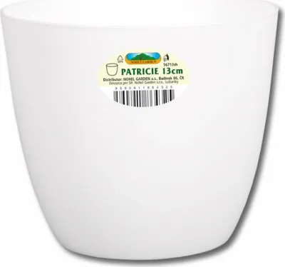 Immagine prodotto di Coperchio per vaso PATRICIE in plastica bianca d18x16cm