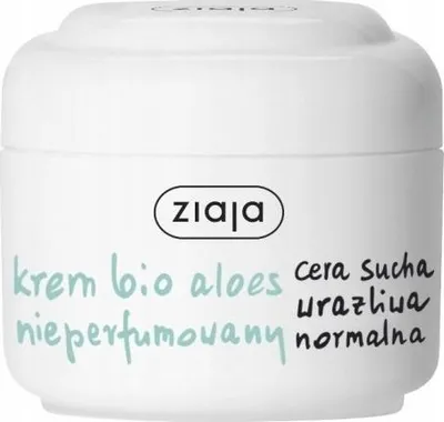 Obrázok produktu pre Ziaja Bio, Bezvôňavý aloe krém, 50ml