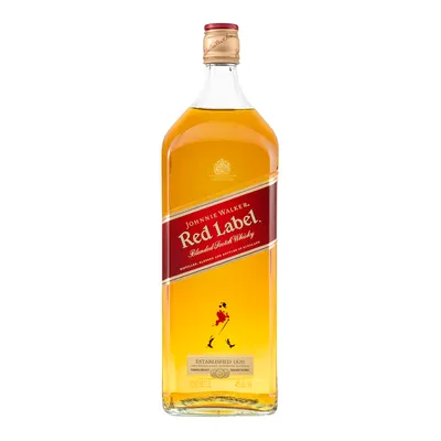 Produktbild von Johnnie Walker Red Label Blended Scotch Whisky, 40% vol, 1,5L Einzelflasche