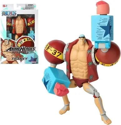 Obrázok produktu pre Figúrka anime hrdinov – Bandai – One Piece – Franky – 17 cm