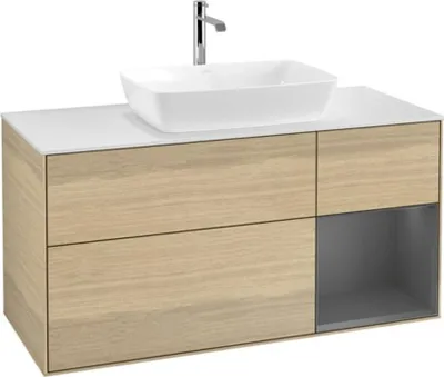 Produktbild von Villeroy & Boch F831GKPC Waschbeckenunterschrank Finion F83