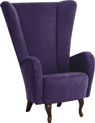 Produktbild von Max Winzer Hochlehnsessel Aurora - Velourstoff violett - Maße: 89 x 96 x 122 cm