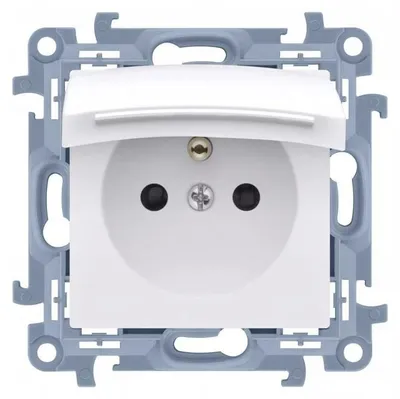 Immagine prodotto di Prese singole a terra IP44 SIMON 10 Bianco