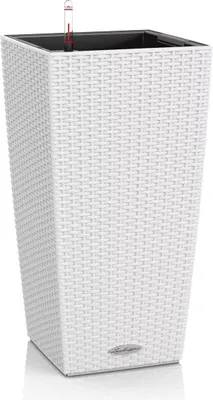 Obrázek produktu pro Lechuza Samozavlažovací květináč Cubico Cottage 30 cm, bílá