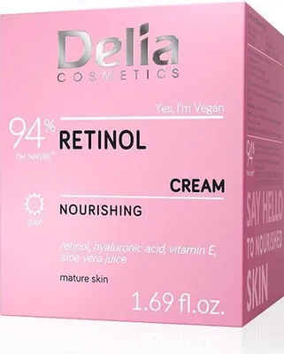 Obrázok produktu pre Delia 94 Retinolový krém s výživným hyaluronom a vitamínom E