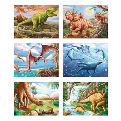 Image de Puzzle à cubes dinosaures