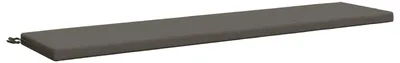 Productafbeelding van Bankkussen SOEST, 100% polyester, grijs, 170 x 40 x 5 cm