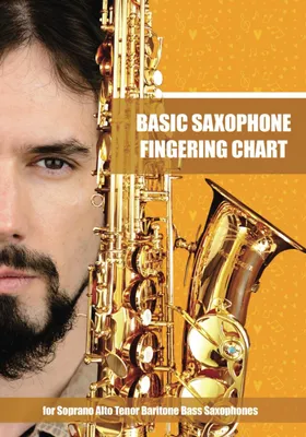 Productafbeelding van Saxofoon grifftabel - Sopraan, alt, tenor, bariton en bas - Basisoverzicht voor vingerzetting