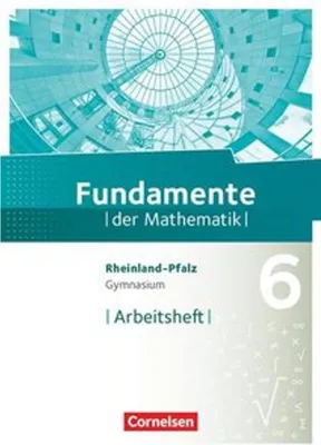 Obrázok produktu pre Fundamente der Mathematik 6. Schuljahr - Rheinland-Pfalz - Arbeitsheft mit Lösungen