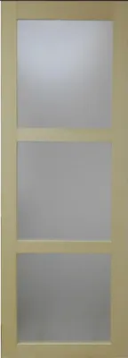Immagine prodotto di Porta scorrevole in legno Ayous con vetro H204 x L93 cm GD MENUISERIES