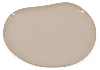Imagen del producto de HomeBound, bandeja metálica, color arena claro, acabado brillante