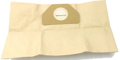 A single vacuum cleaner bag is laid flat on a white background.