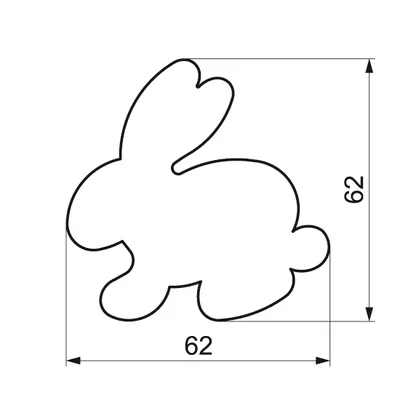 Produktbild von Hasenausstecher 6,2cm