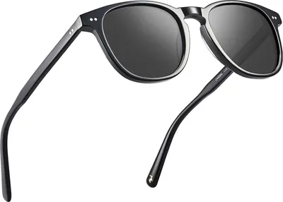 Produktbild von CARFIA Vintage Polarisierte Herren Sonnenbrille UV-Schutz Acetatrahmen