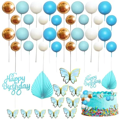 Productafbeelding van Set van 53 Cake Toppers voor Feestelijke Decoratie