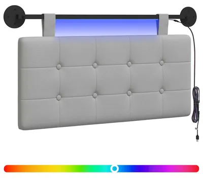 Produktbild von Hängendes Kopfteil Mit LED Licht Wolkengrau Stoff