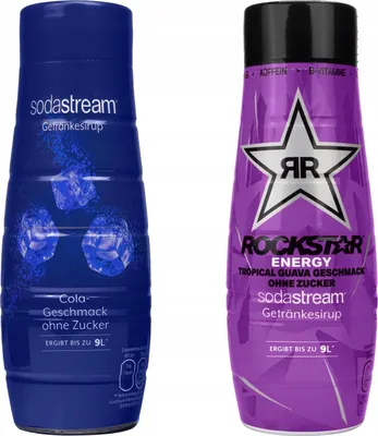 Obrázok produktu pre Sodastream Cola sirup bez cukru + Rockstar Tropical Guava Zero, 440 ml, 2 ks