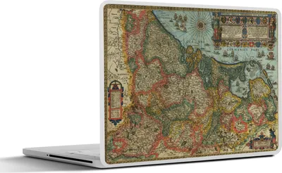 Produktbild von MuchoWow® Laptop Aufkleber Sticker Cover Historische Karte der Niederlande 30x21 cm - Sticker für Laptop - Selbstklebend