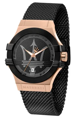 A studio shot of a Maserati watch.