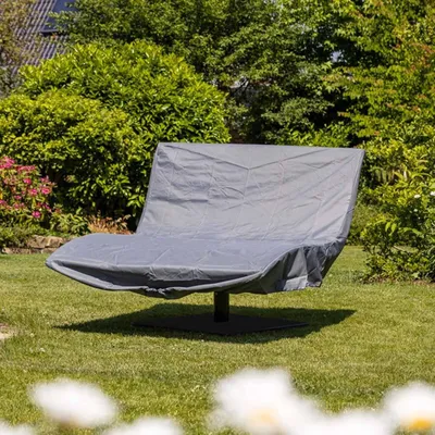 Produktbild von Waldsofa Swing mit Auflage, Kissen und Schutzhülle, Lärche, 360° drehbar