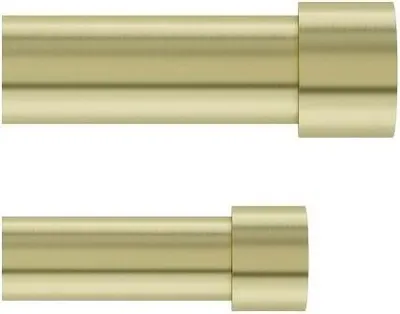 Immagine prodotto di Cappa doppia asta per tende 305-457 cm, ottone, stile moderno, estensibile