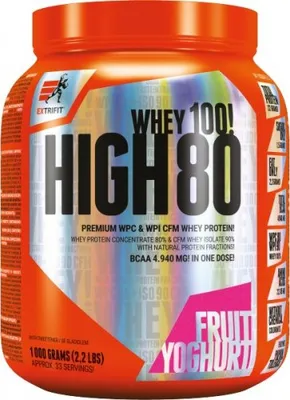 Produktbild von Extrifit High Whey 80, 1000g, Haselnuss