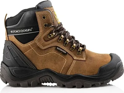 Produktbild von BuckBootz Schuh Braun HG/S3/KN Mt 43