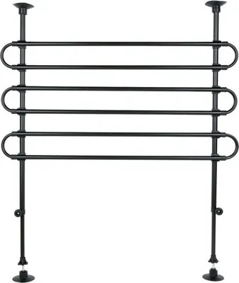 Obrázok produktu pre TRIXIE Mriežka do auta pre psov, kovová lakovaná čierna, výsuvná 85 až 140 cm, pre malé psy