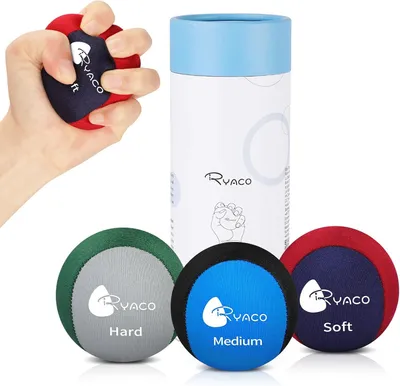 Productafbeelding van Gel stressball voor volwassenen - Antistressbal Met verschillende sterktes en maten - Motiverend knetbal speelgoed