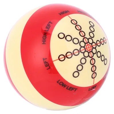 Imagen del producto de Inovra - Bola de billar "Cue Ball" - 57,2 mm - Resina de alta calidad - Bolas de billar - Bola de entrenamiento - Resistente al desgaste - Ligera - Adecuada para billar y snooker - Bola de billar