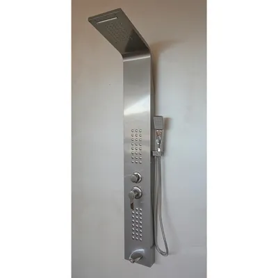 Image de Duschpaneel Fra9010 Satinée en acier inoxydable 18/10 - FRASCIO