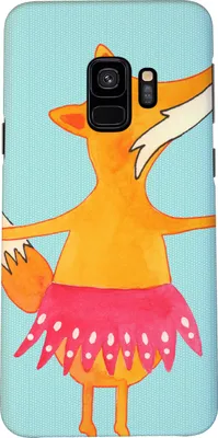 Produktbild von Mr. & Mrs. Panda Samsung Galaxy S9 Handyhülle Fuchs Ballerina - Türkis Pastell - Geschenk, Cover, Geburtstag, Einladung, Handy Schutzhülle, Smartphone Hülle, Ballett