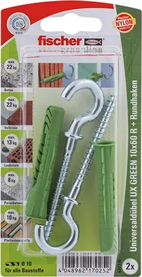 Produktbild von Universaldübel UX GREEN 10x60 R RH K