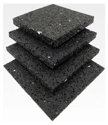 Produktbild von Terrassenpad 80x80x6 mm, 75 Stück, Gummiunterlage für Terrassenbau