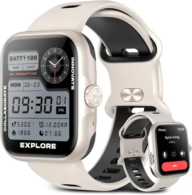 Produktbild von anyloop Smartwatch mit Telefonfunktion & GPS 1.78 Zoll AMOLED Display 60+ Sportmodi Herzfrequenz SpO₂ & Schlaftracking IP68 wasserdicht