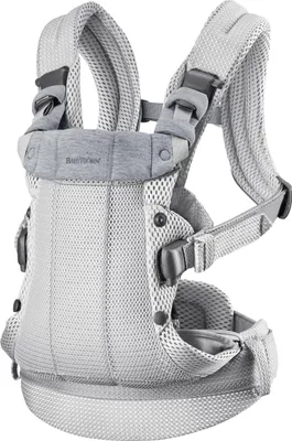 Produktbild von BabyBjörn Babytrage Harmony, 3D-Netzstoff, Silber