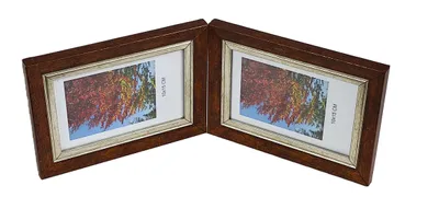 Image de GALLERY FLASH multi-cadres pour photos 10x15 cm DOUBLE horizontal/ horizontal BRONZE