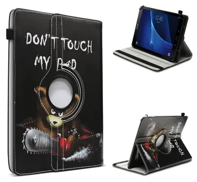 Produktbild von Samsung Galaxy Tab 4 / 3 / 2 10.1 Tablet Hülle Tasche Schutzhülle Case DrehbarFarbe 360 Uni:Motiv 8