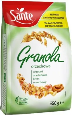 GRANOLA ORZECHOWA 350G SANTE